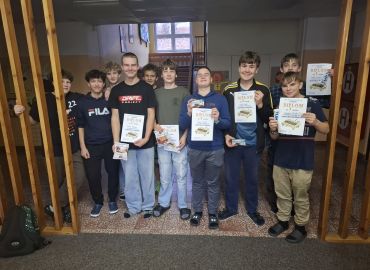 Obrázek k aktualitě Turnaj ve stolním fotbalu dvojic žáků 8. a 9. ročníku