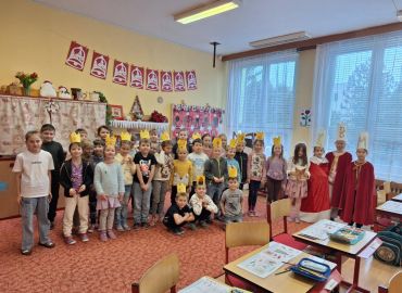 Obrázek k aktualitě Tři králové ze 2.B