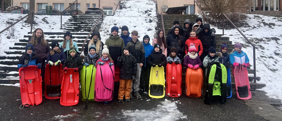Zimní radovánky 1.B a 9.B