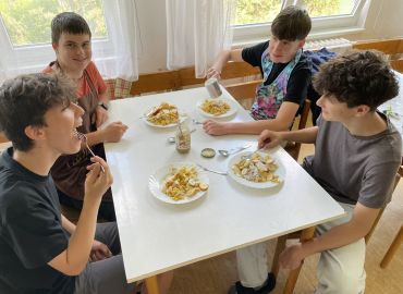 Obrázek k aktualitě Vaření v hodinách němčiny
